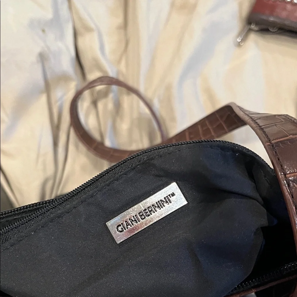 Giani Bernini Black and Brown Crossbody Bag - Picture 5 of 10